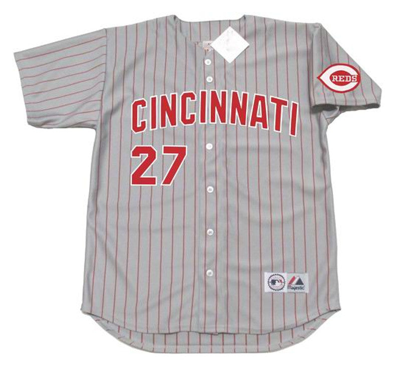 Cincinnati Reds Jose Rijo MLB jersey front view