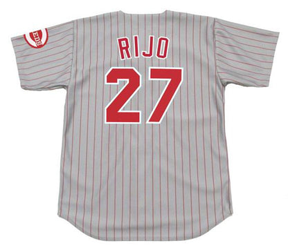Cincinnati Reds Jose Rijo MLB jersey front view
