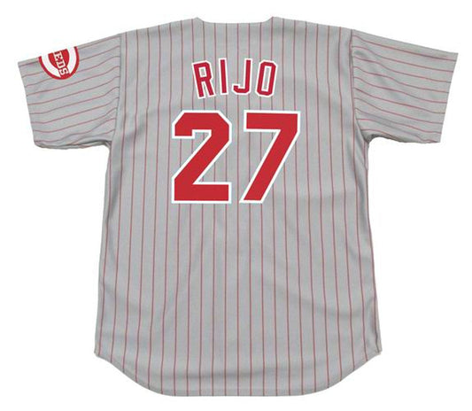 Cincinnati Reds Jose Rijo MLB jersey front view