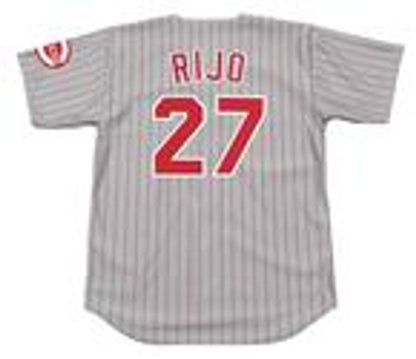 Cincinnati Reds Jose Rijo MLB jersey front view