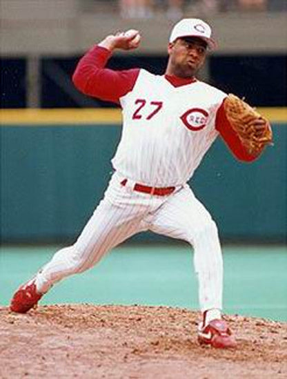 Cincinnati Reds Jose Rijo MLB jersey front view