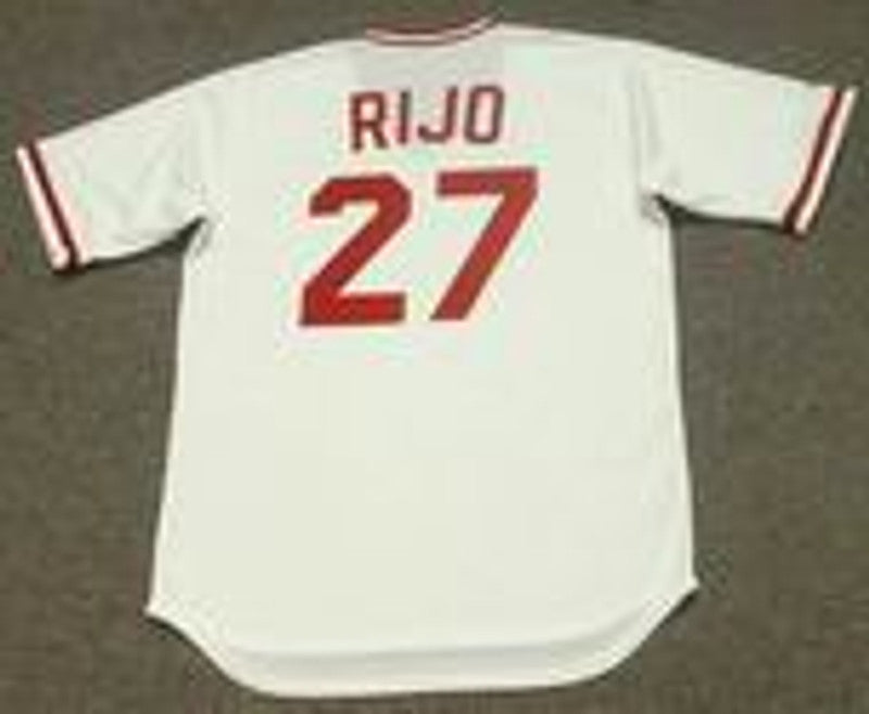 Cincinnati Reds Jose Rijo Cooperstown MLB jersey front view