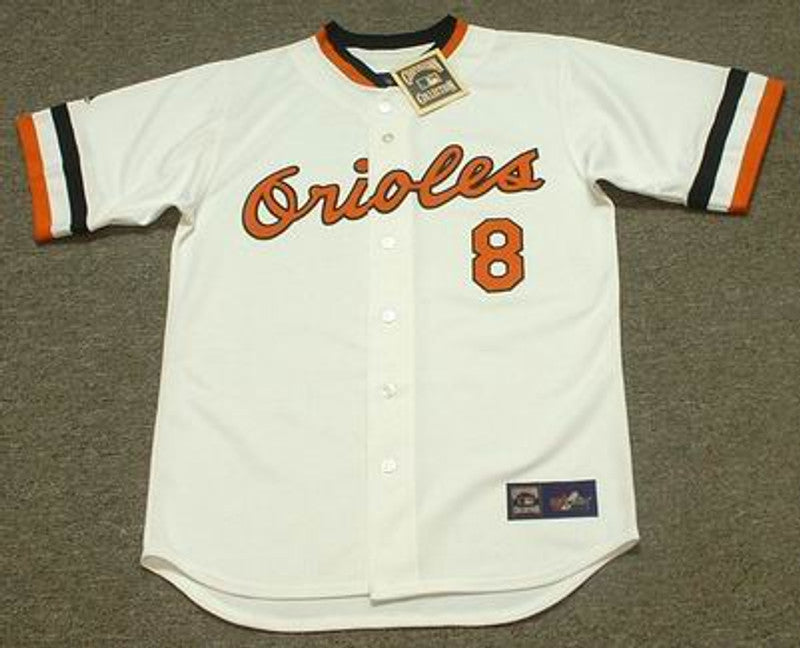 Baltimore Orioles Cal Ripken Jr Cooperstown MLB jersey front view