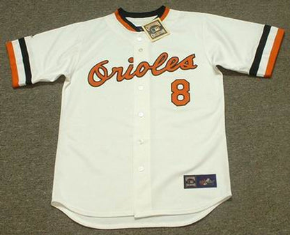 Baltimore Orioles Cal Ripken Jr Cooperstown MLB jersey front view