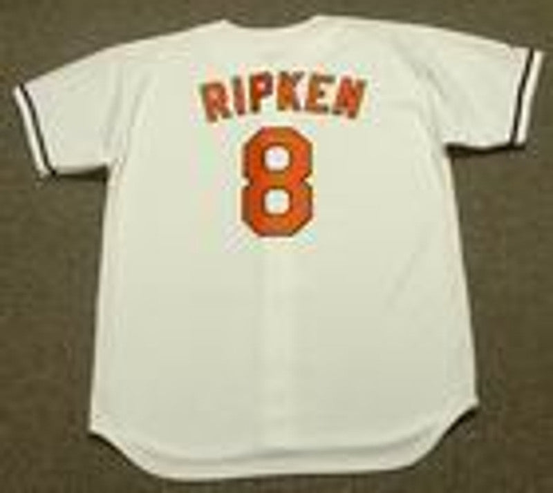 Baltimore Orioles Cal Ripken Jr MLB jersey front view