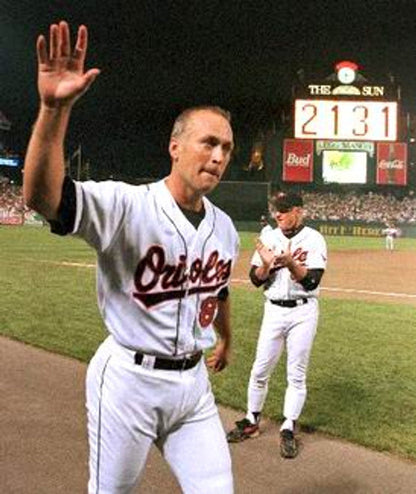 Baltimore Orioles Cal Ripken Jr MLB jersey front view