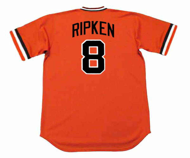 Baltimore Orioles Cal Ripken Jr Cooperstown MLB jersey front view