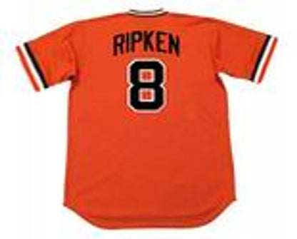 Baltimore Orioles Cal Ripken Jr Cooperstown MLB jersey front view