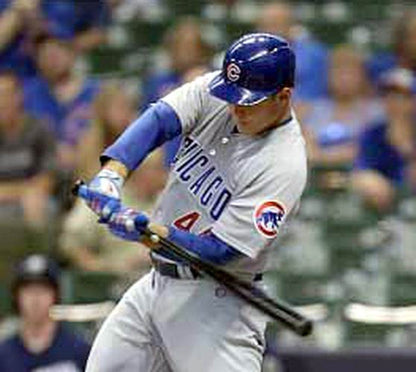 Chicago Cubs Anthony Rizzo MLB jersey front view