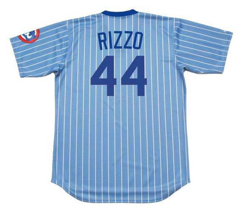 Chicago Cubs Anthony Rizzo 1980s MLB jersey front view