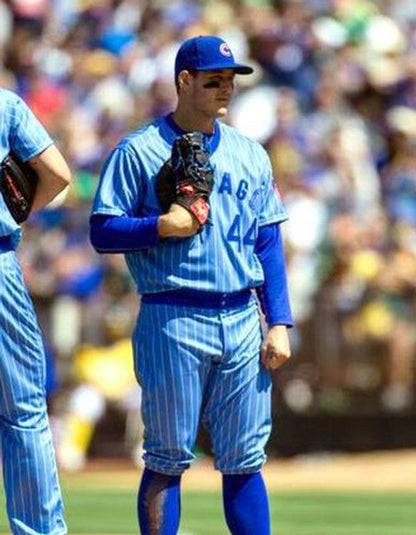 Chicago Cubs Anthony Rizzo 1980s MLB jersey front view