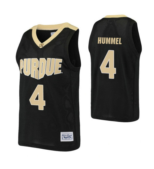 Purdue Boilermakers Robbie Hummel #4 Black stitched throwback college basketball jersey