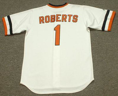 Baltimore Orioles Brian Roberts 1980s Cooperstown MLB jersey front view