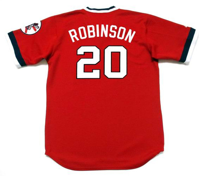 Cleveland Indians Frank Robinson MLB jersey front view