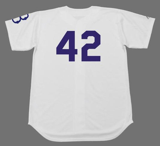 Jackie Robinson Brooklyn Dodgers 1950S Home Baseball Throwback Baseball Jersey jersey front view