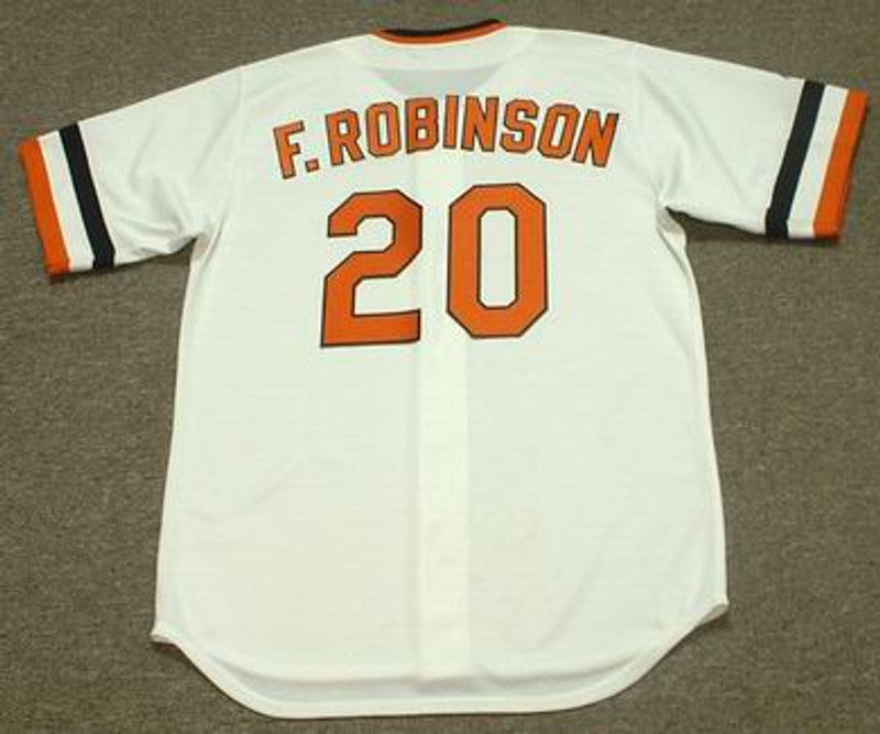 Baltimore Orioles Frank Robinson Cooperstown MLB jersey front view