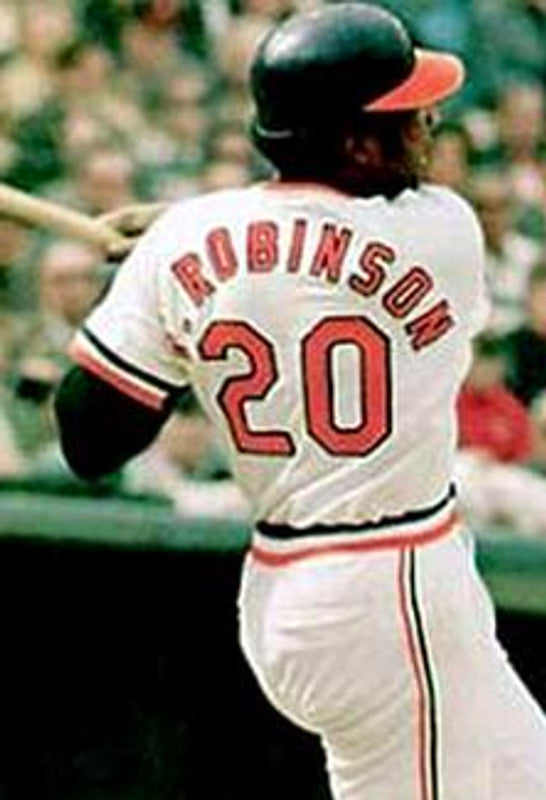 Baltimore Orioles Frank Robinson Cooperstown MLB jersey front view