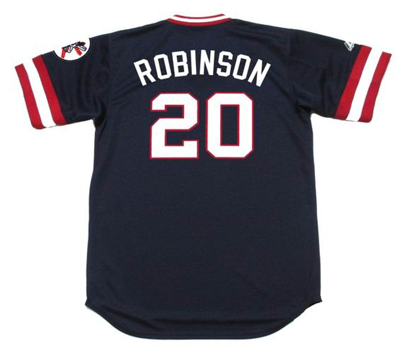 Cleveland Indians Frank Robinson MLB jersey front view