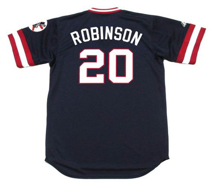 Cleveland Indians Frank Robinson MLB jersey front view