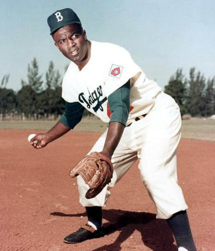Jackie Robinson Brooklyn Dodgers 1951 Home Baseball Throwback Baseball Jersey jersey front view