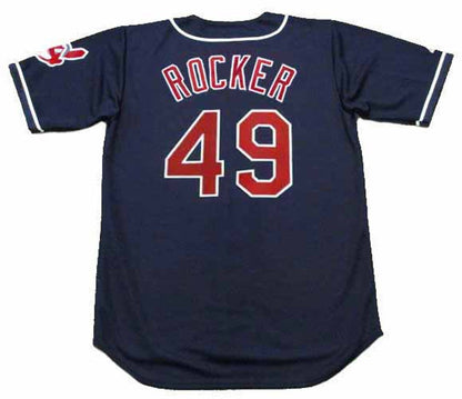 Cleveland Indians John Rocker MLB jersey front view