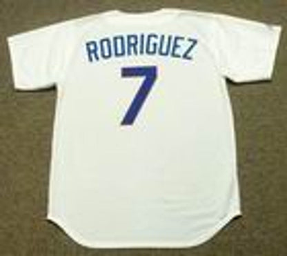 Texas Rangers Ivan Rodriguez Cooperstown MLB jersey front view