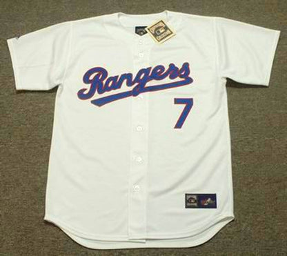Texas Rangers Ivan Rodriguez Cooperstown MLB jersey front view