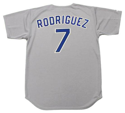 Texas Rangers Ivan Rodriguez Cooperstown MLB jersey front view