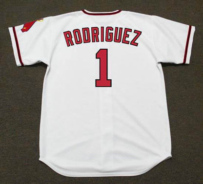 Aurelio Rodriguez California Angels 1970 Cooperstown Home Baseball Stitched Jersey jersey front view