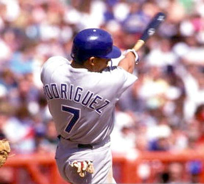 Texas Rangers Ivan Rodriguez Cooperstown MLB jersey front view
