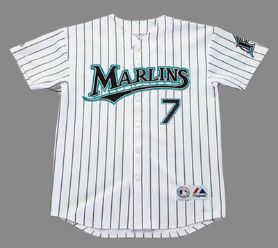 Florida Marlins Ivan Rodriguez MLB jersey front view