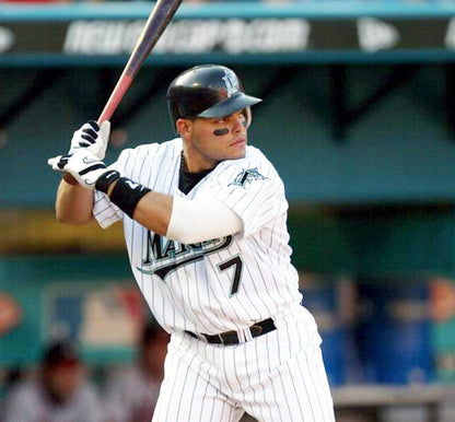 Florida Marlins Ivan Rodriguez MLB jersey front view