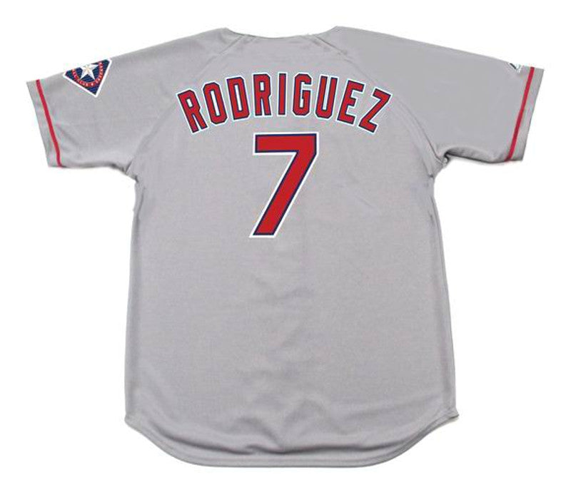 Texas Rangers Ivan Rodriguez MLB jersey front view