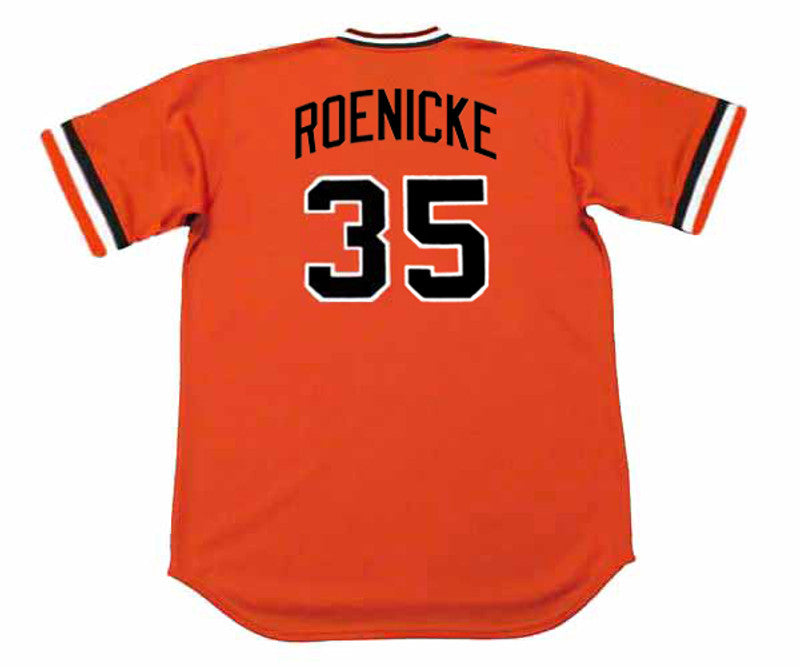 Baltimore Orioles Gary Roenicke Cooperstown MLB jersey front view