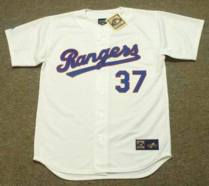 Texas Rangers Kenny Rogers Cooperstown MLB jersey front view