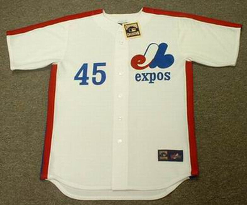 Montreal Expos Steve Rogers Cooperstown MLB jersey front view
