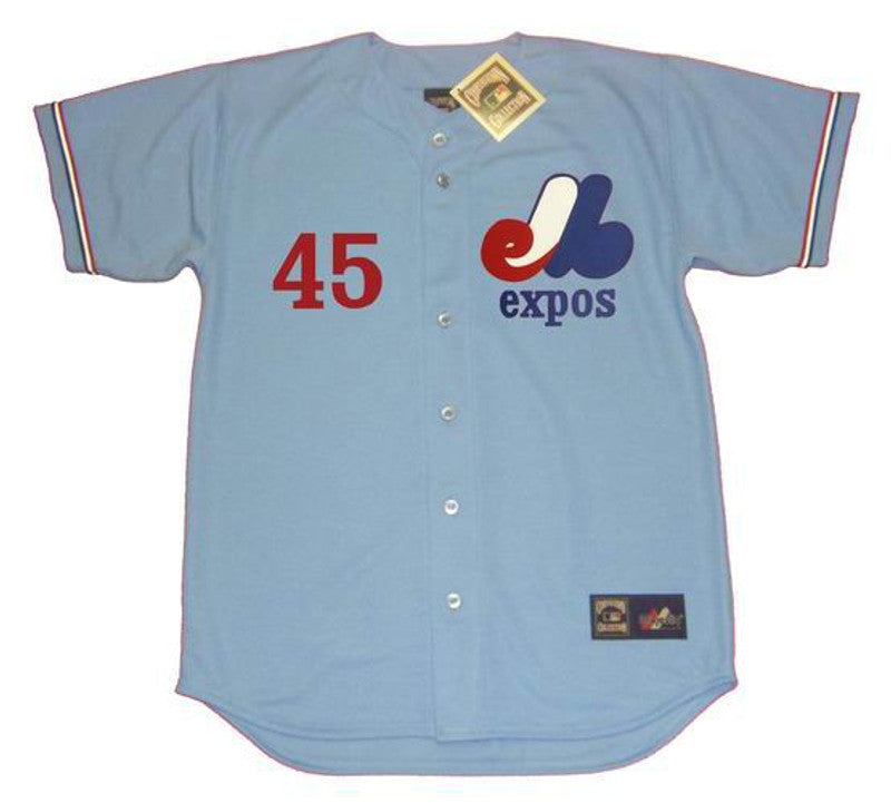 Montreal Expos Steve Rogers Cooperstown MLB jersey front view