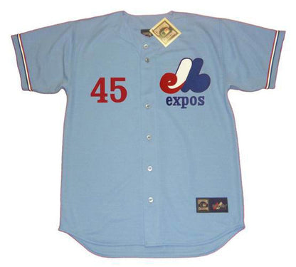 Montreal Expos Steve Rogers Cooperstown MLB jersey front view