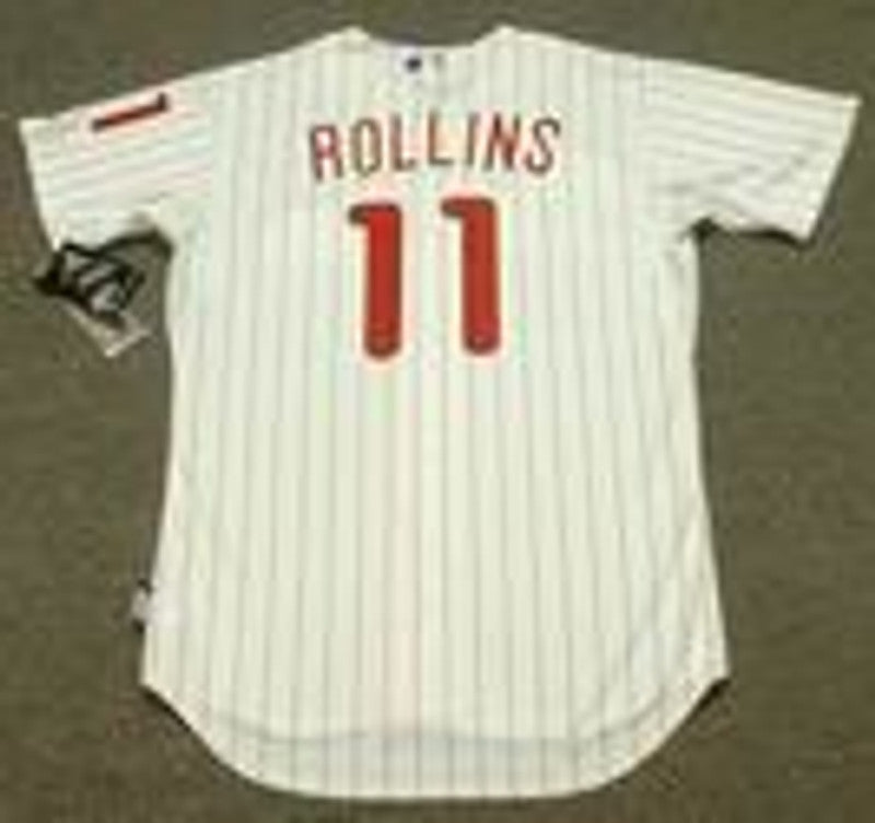 Philadelphia Phillies Jimmy Rollins Cool Base MLB jersey front view