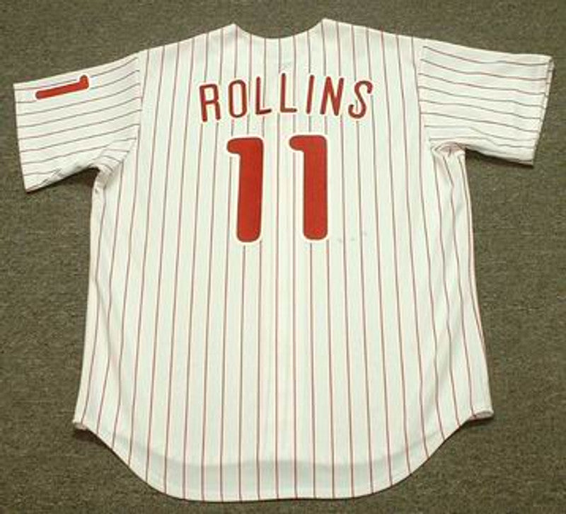 Philadelphia Phillies Jimmy Rollins MLB jersey front view