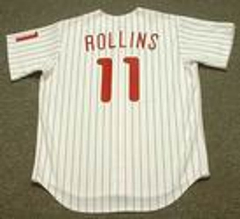Philadelphia Phillies Jimmy Rollins MLB jersey front view