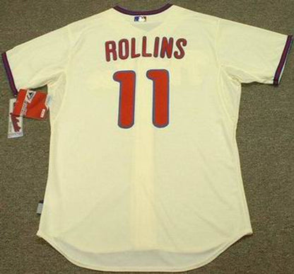 Philadelphia Phillies Jimmy Rollins Cool Base MLB jersey front view