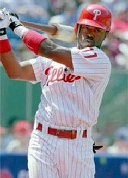 Philadelphia Phillies Jimmy Rollins MLB jersey front view