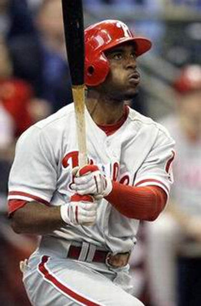 Philadelphia Phillies Jimmy Rollins MLB jersey front view