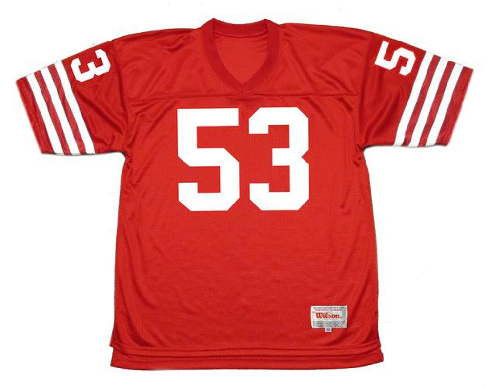 San Francisco 49ers Bill Romanowski NFL jersey front view