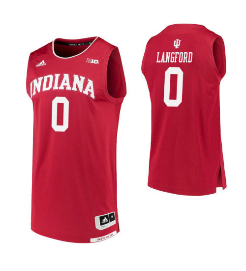Indiana Hoosiers 0 Romeo Langford Crimson College Basketball Jersey | Stitched Jersey RTJS 4181
