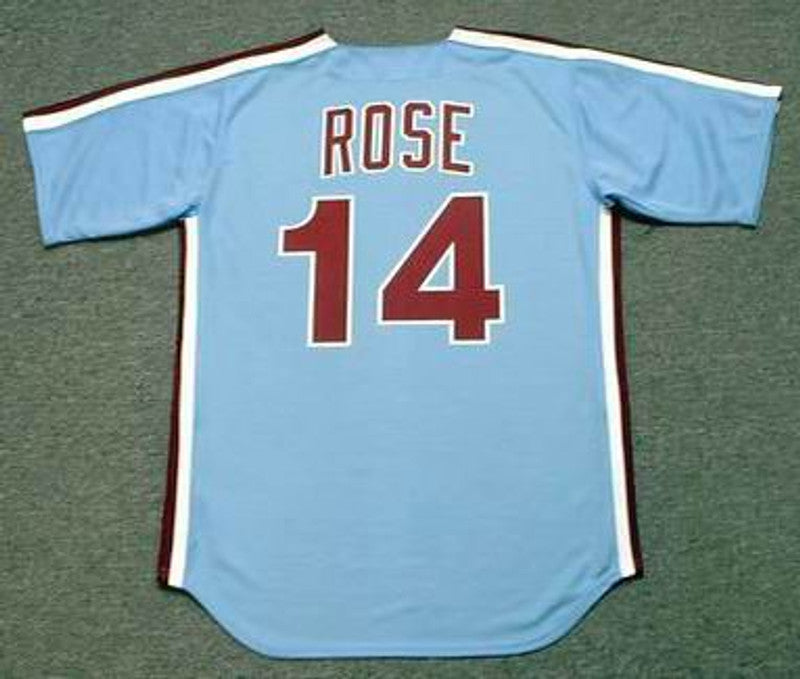 Philadelphia Phillies Pete Rose MLB jersey front view