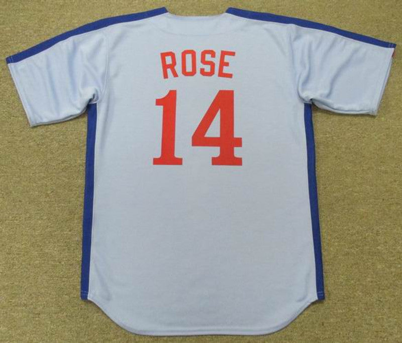 Montreal Expos Pete Rose MLB jersey front view