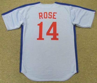 Montreal Expos Pete Rose MLB jersey front view