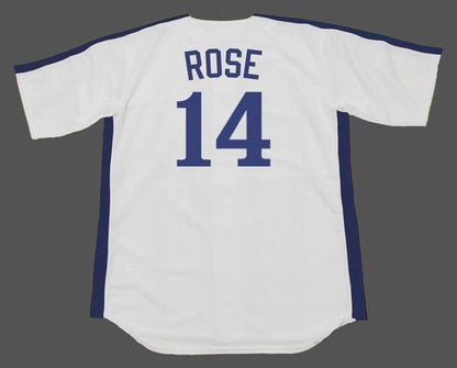 Montreal Expos Pete Rose MLB jersey front view
